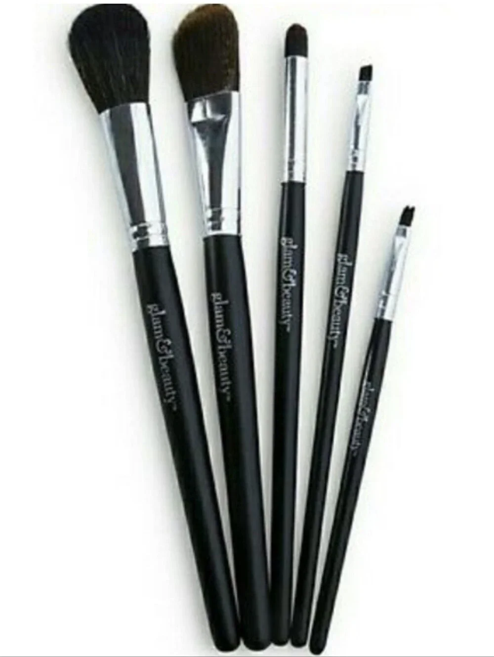 Glam and Beauty Makeup Brush 5 Piece Set